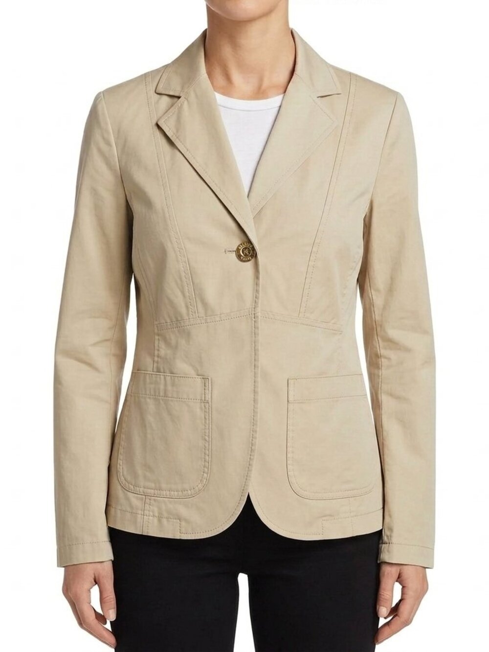 MICHAEL Michael Kors 1 Button Cotton Blazer/Jacket- Sz. 6